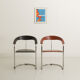 Canasta chair in Italian leather by Arrben, 197 years