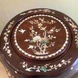 Pearl inlay stool