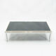 Chrome and brass coffee table 1970
