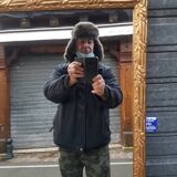 Golden mirror in louis xv style