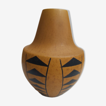 Art deco earthenware vase