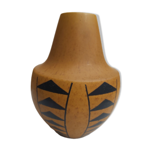 Vase art déco en faïence