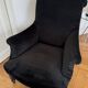 Fauteuil et repose pieds Napoléon III