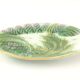 Assiette barbotine asperge et artichaud