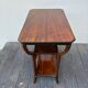 Art Nouveau side table in walnut