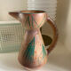 Vase or ceramic pitcher signed François Ré Vallauris 50s