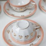Limoges porcelain tea set? approx. 1950 (26 pieces)