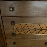 Art Deco dresser 4 drawers