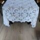 Dessus de lit ancien en crochet fait main