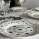 6 assiettes plates en porcelaine Anglaise