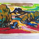 Pierre Lacroux (1909-1993) Gouache on paper 24 x 32 cm - from 1989 - (303)