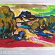 Pierre Lacroux (1909-1993) Gouache on paper 24 x 32 cm - from 1989 - (303)