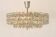 Lustre Bakalowits, Chrome and Crystal Glass, Austria, 1960s