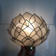 Wall lamp in vintage mother-of-pearl petals