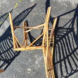 4 rattan chairs from the 1960s