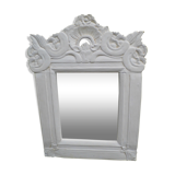 Worked wood mirror 51x68cm