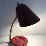 Brass and ceramic bedside lamp 1950