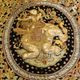Tapisserie birmane Kalaga, les éléphants, perles et sequins