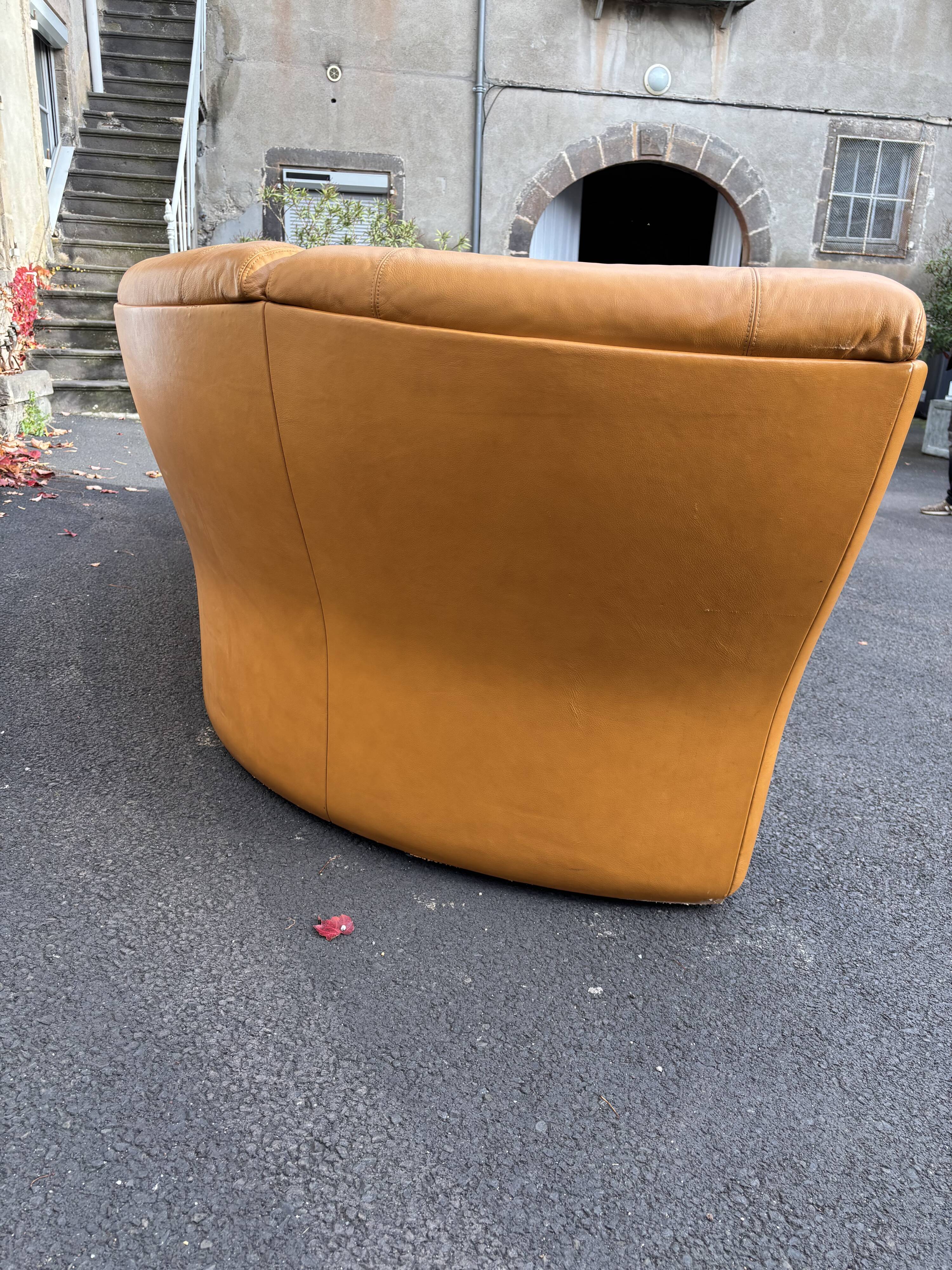 Beka 1970 leather modular sofa