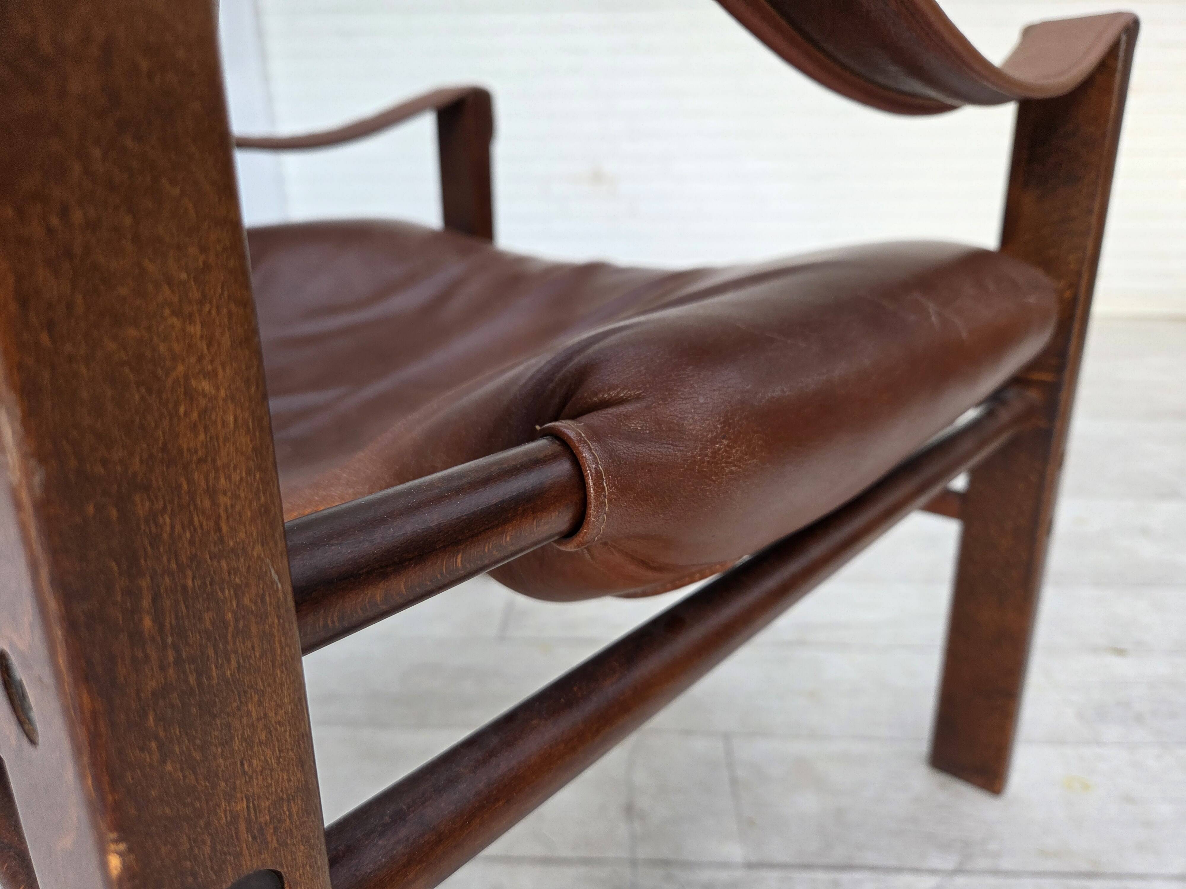 1970s, Danish armchair model "Safari" by Skippers Furniture.