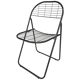 Vintage wire folding chair