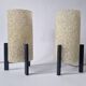 Pair of Midcentury Table Lamps Rockets, Germany, 1970s