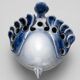 Decorative porcelain bird Virebent – Vintage French ceramics