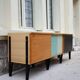 Enfilade pieds métal compas