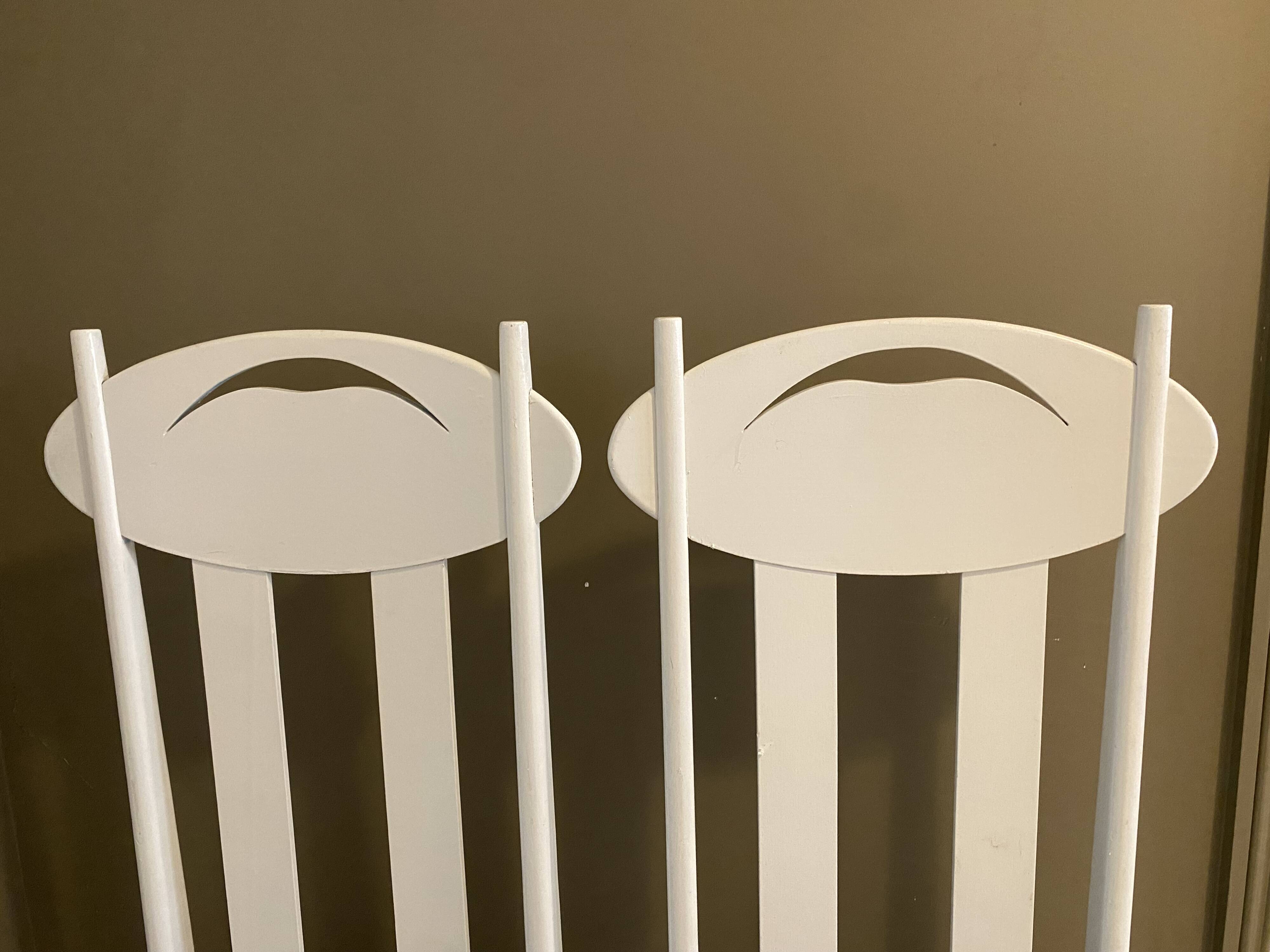 Pair of chairs by Charles Rennie Mackintosh.