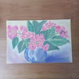Pastel bouquet of pink flowers