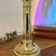 Vintage brass candle holder