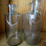 Glass blown lab vials 19th early XXe cabinet of curiosity