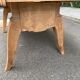 Renovated 1950s wooden Art Deco extendable dining table.
