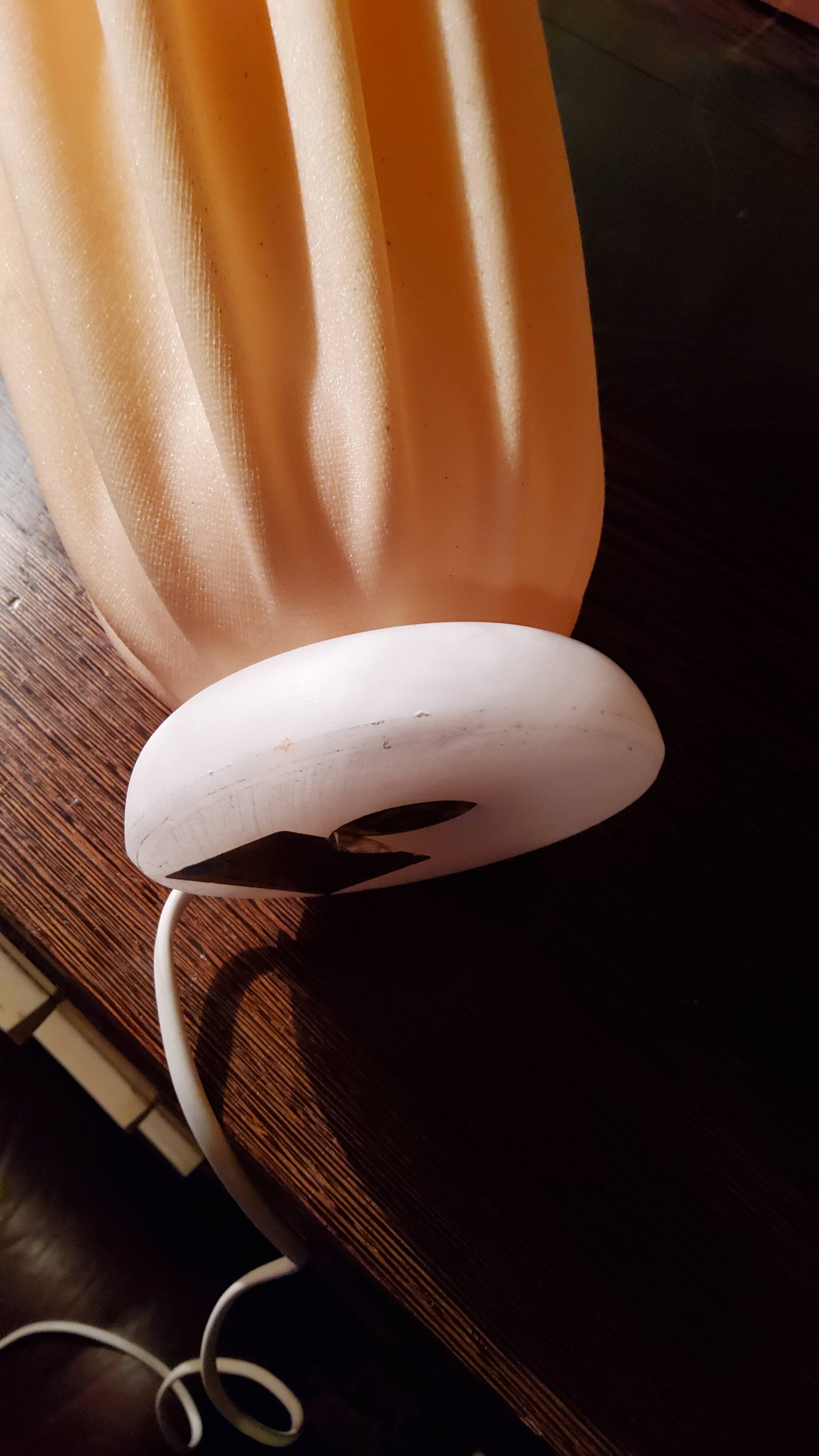 Athena lamp by Georgia Jacob marble and resin 53cm