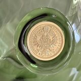 Crystal Glass Decanter, “Kalte Ente”, Vintage Silver-Plated Pitcher