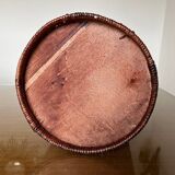 Canning rattan office paper basket 70s