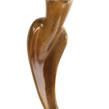 Pair of Large Vintage Teak Sculptures, 1950s