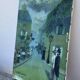 Peinture parisienne huile sur toile Montmartre / Tableau de Paris