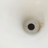 Set of 3 white tam tam stools