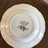 Sarreguemines plate model "papillon ''