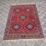 Tapis persan fait main Chiraz Mecca 150 x 102 cm