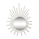 Miroir soleil métal doré