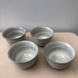 Set of 4 sandstone cups