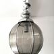 Suspension smoked glass and design 70s