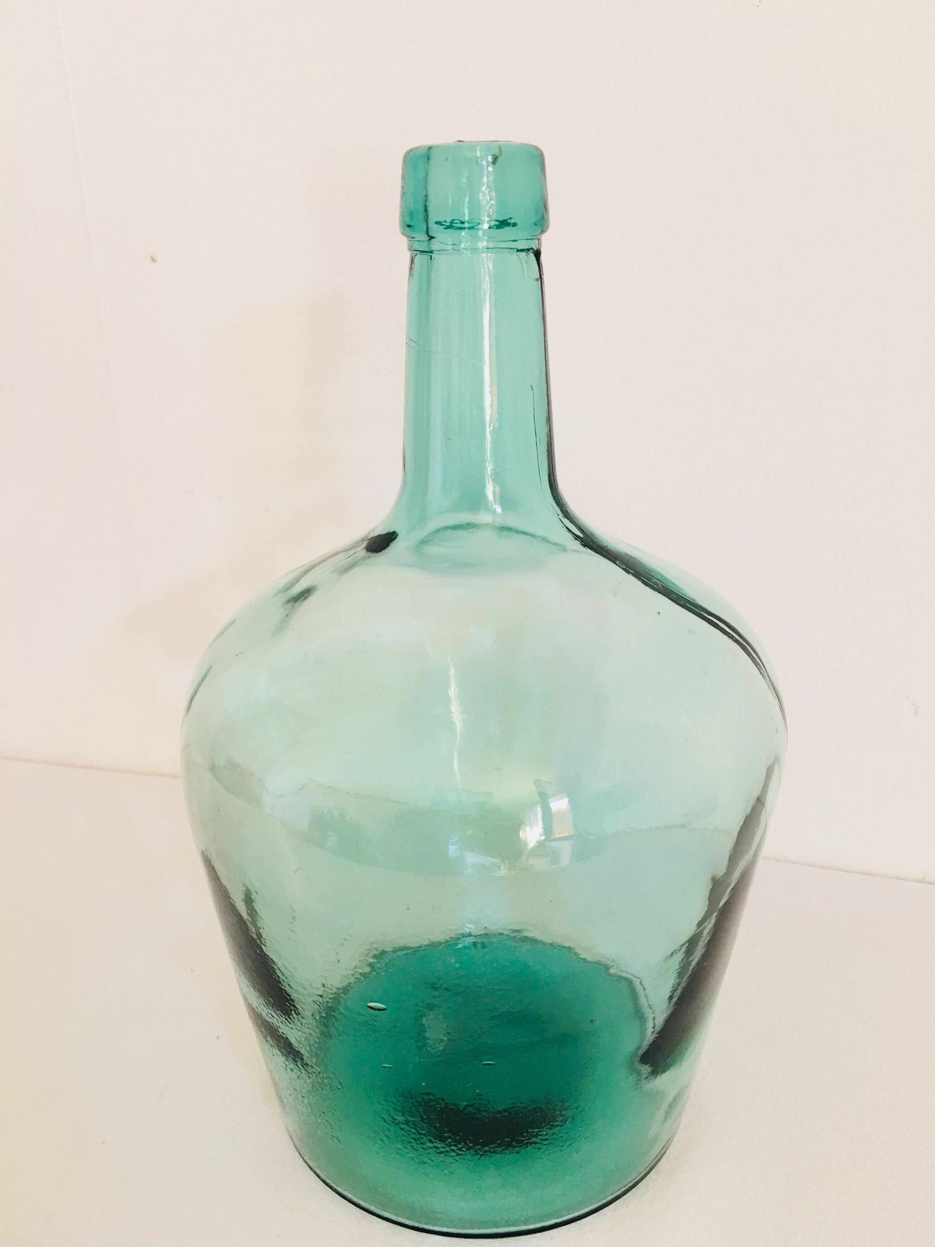 Bluish demijohn 2 liters