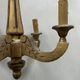 Antique gilded wooden chandelier