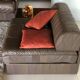 De Sede 3 seater sofa DS 88 in chocolate patchwork leather, Switzerland 70s