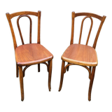 Varnished bistro chairs