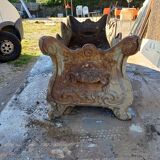 Large 1900 Cast Iron Planter in Rocaille Style: Charleville - Mézières