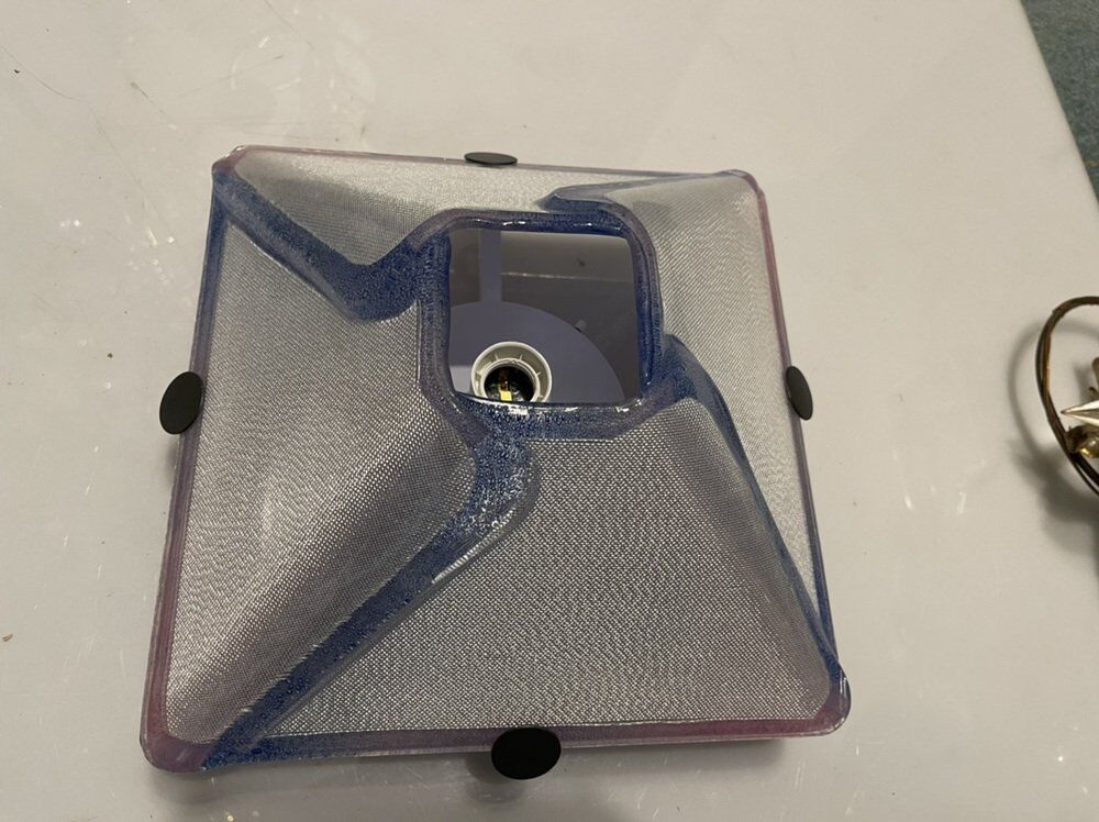 Murano Glass Flushmount by Zonca 1980s